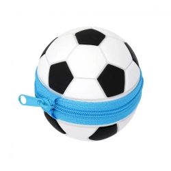 Piórnik silikon 1zamek siatka Football - STARPAK