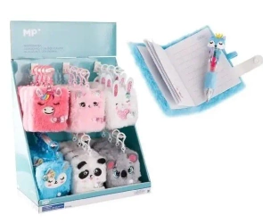 Pluszowy notes z długopisem Mini 4w1 (24szt) - MP Main Paper