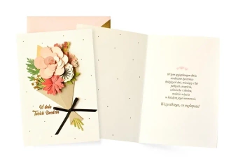 Karnet Urodziny bukiet - Kukartka