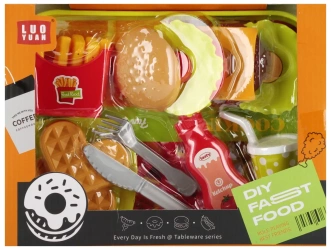 Zestaw Kuchenny z Akcesoriami Fast Food Mega Creative 571643