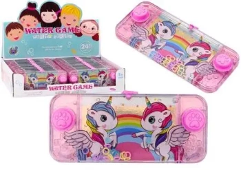 Gra wodna mini Jednorożce różowa - Leantoys