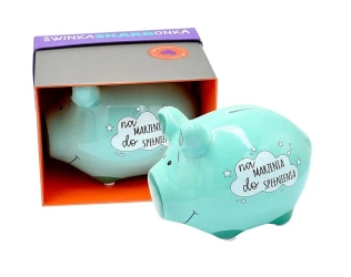 Skarbonka mała świnka Na marzenia do spełnienia - Kukartka