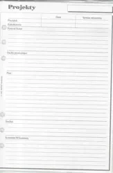 Wkład do organizera A5 Projekty ANTRA