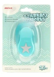 Dziurkacz ozdobny - Gwiazda 2,5cm MIX - Brewis