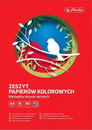 Papier kolorowy A4 10 kartek