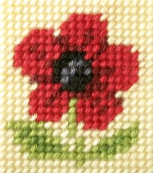 Haft. Moje pierwsze wyszywanie - Kwiatek - Anex-bis