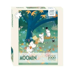 Puzzle 1000 Artystyczne Muminki Zabawa w Lesie - Barbo Toys