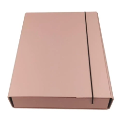 Teczka box z gumką różowa - Ziemia Obiecana