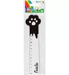 Linijka drewniana 15cm łapa FIORELLO