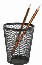 Kubek przybornik skośny czarny - NET