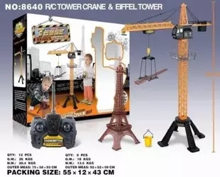 Dżwig R/C z Wieżą Eiffla - Maksik