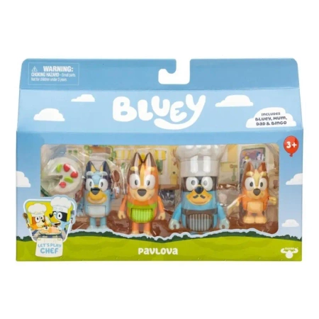 Bluey Figurka Czas na deser 4-pak - TM Toys