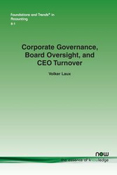 Corporate Governance, Board Oversight, and CEO Turnover - Laux Volker
