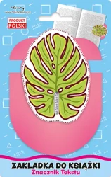 Zakładka znacznik - Liść monstery - Henry