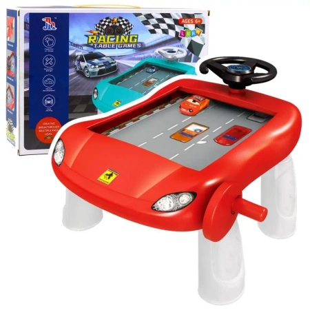 Symulator jazdy manualny czerwony - Leantoys