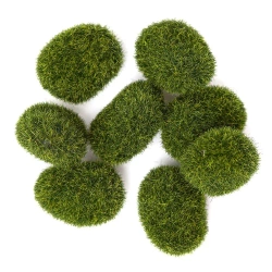 Kamyki z mchem 8szt - Dalprint dpCraft