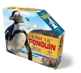 Puzzle konturowe 100 I am Lil - Pingwin - Madd Capp