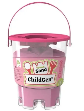 Piasek kinetyczny 100% naturalny różowy 500g - ChildGen (GEN OYUNCAK SANAYİ TİCARET A.Ş.)