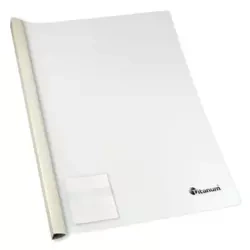 Obwoluta PP A4 50K biała listwa (12szt) - Titanum