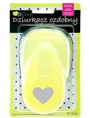 Dziurkacz ozdobny 5cm serce 2 - Dalprint