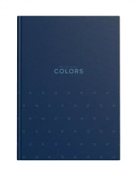 Zeszyt A5/192k kratka oprawa twarda Color niebieski Top