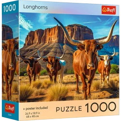 Puzzle 1000  USA Collection Longhorns - Trefl PAP