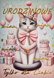 Karnet Urodziny Kotek 3K - YEKU