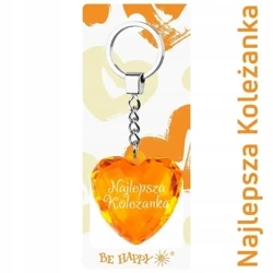 Brelok serce Najlepsza Koleżanka - Be-Happy Gifts