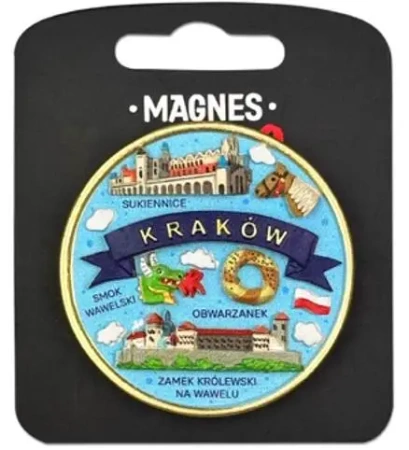 Magnes I love Poland Kraków - Pan Dragon