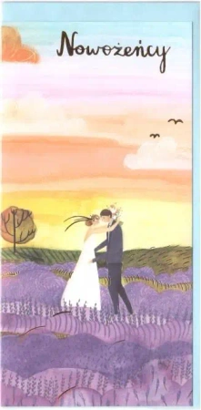 Karnet B6 Ślub - Lawenda DL - Henry