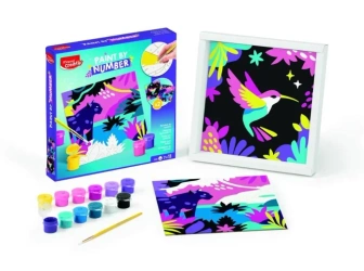 Creativ malowanie po numerach leopard/ptaszek - Maped