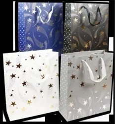 Torebka prezentowa 26x32x10cm MIX - Kalpol