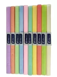 Bibuła marszczona MIX Pastel (10szt) - INTERDRUK