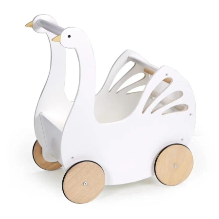 Wózek dla lalek z akcesoriami Łabędź - Tender Leaf Toys