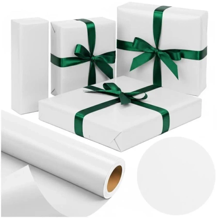 Papier ozdobny Elegancka Biel X-Strong 38cmx20m - PaperHit