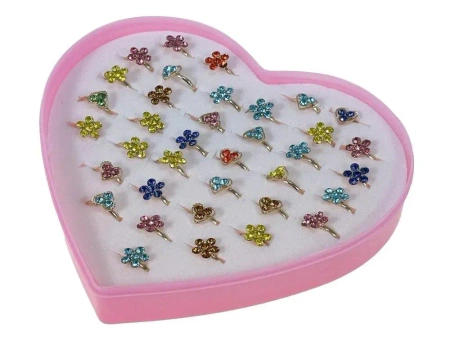 Pierścionki regulowane 36szt - ADAR