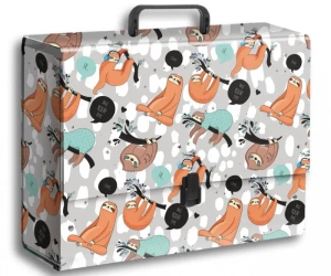 Teczka z rączką B4 jumbo Leniwce PENMATE