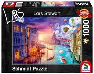 Puzzle 1000 PQ Dzień-Noc Wenecja L. Stewart 109966 - Schmidt Puzzle