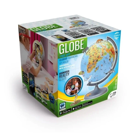 Globus zoolog. podświetl. Multi Globe AR 22cm GB