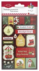 Naklejki papierowe do scrapbookingu 22szt - Titanum