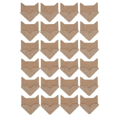 Narożniki do zdjęć samoprzylepne kraft 48szt - Dalprint dpCraft