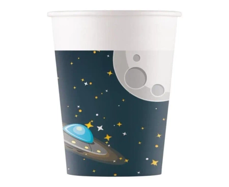 Kubeczki papierowe Rocket Space 200ml 8szt - Godan