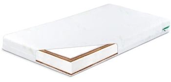 Materac kokos-pianka-kokos Luxe aloe vera 120x60cm