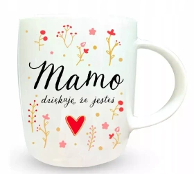 Kubek TOP-019 Mamo, dziękuję, że jesteś Passion Cards