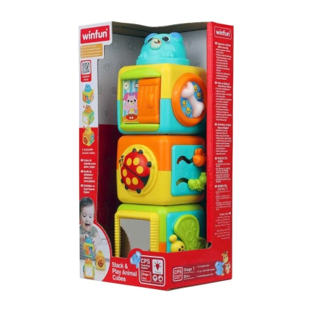 Kostki sensoryczne 250112  AN01 - SMILY PLAY