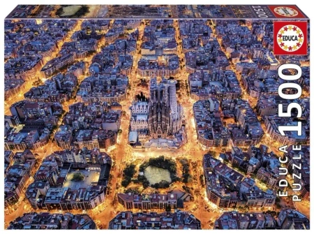 Puzzle 1500 Barcelona Hiszpania - Educa