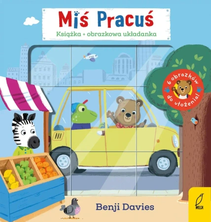 Miś Pracuś. W drogę! + obrazkowa układanka - Benji Davies