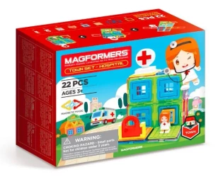 Magformers Town Set - szpital