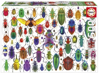 Puzzle 500 Kolorowe owady - Educa