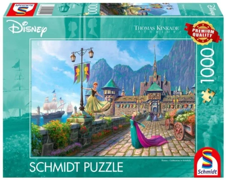 Puzzle PQ 1000 Thomas Kinkade Kraina Lodu Disney - Schmidt